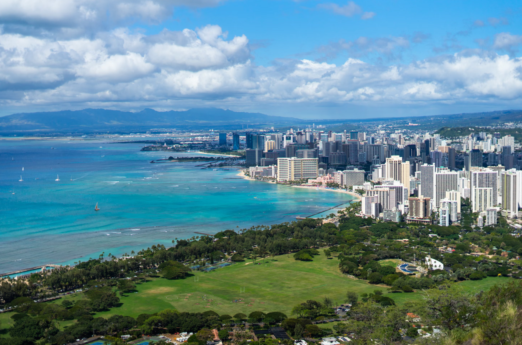 Renting a moped in Waikiki